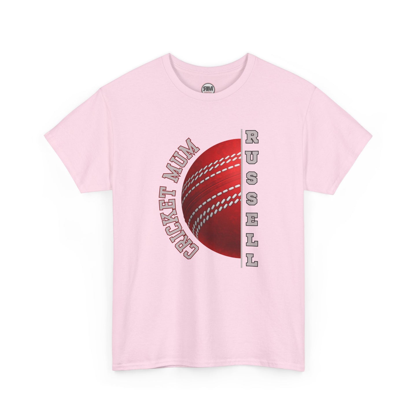 Personalised Cricket Mum T Shirt, Custom Name Gift for Cricket Loving Mothers