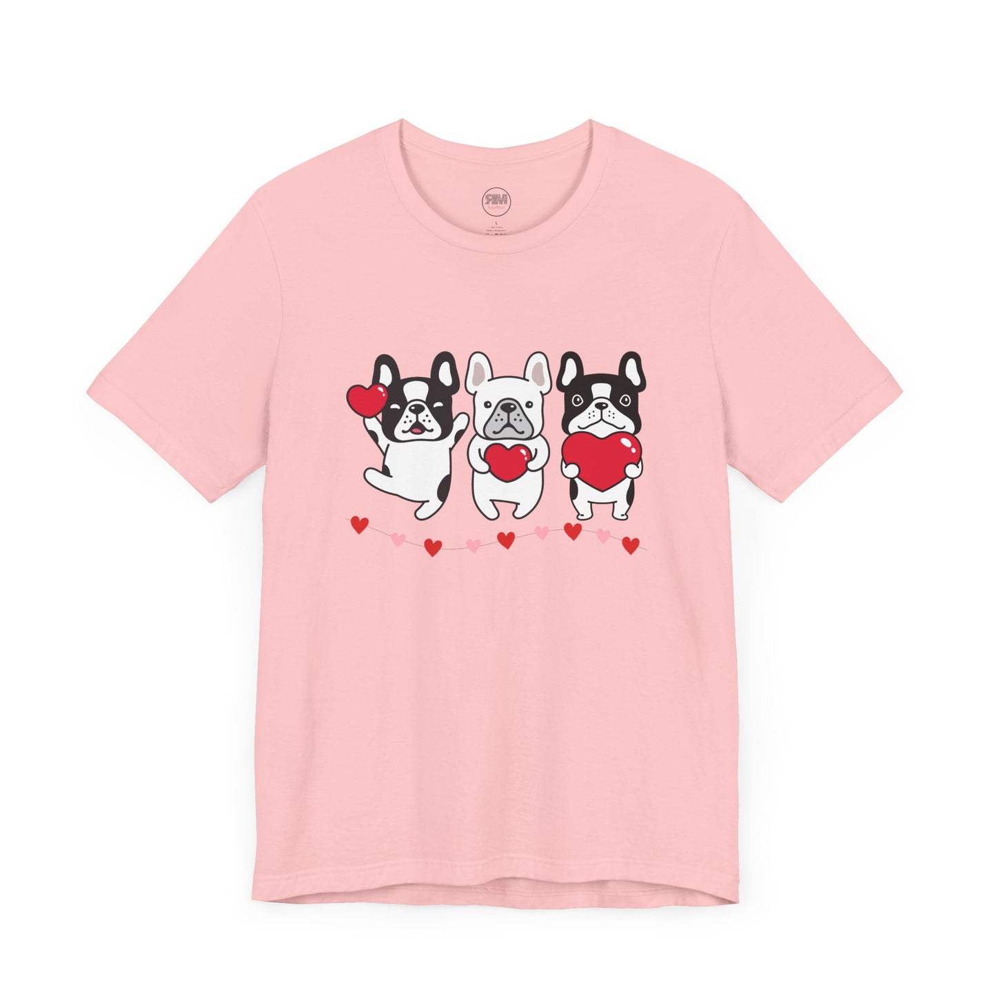 French Bulldogs Valentines Day T Shirt, Cute Frenchie Love Tee