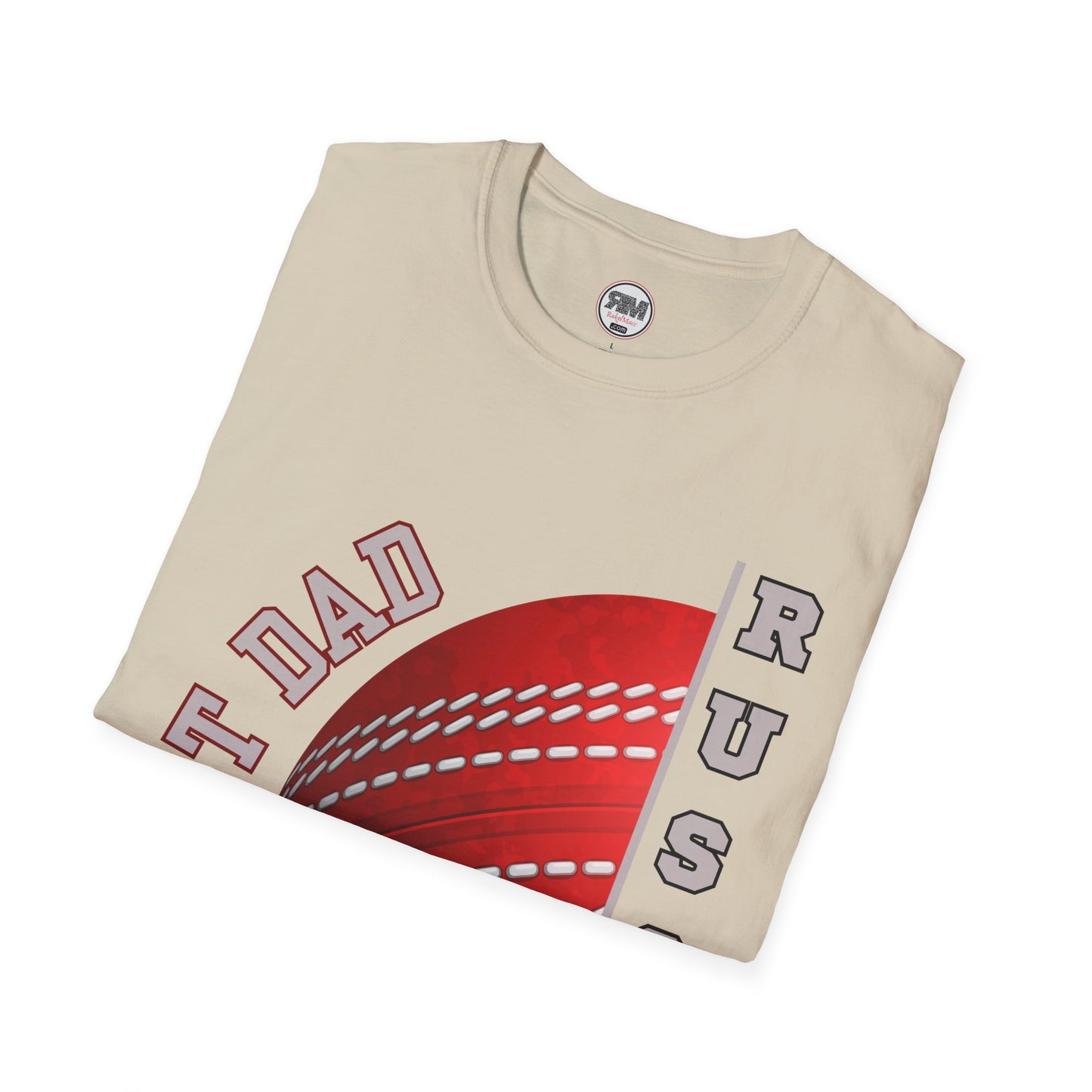 Personalised Cricket Dad T Shirt, Custom Name Gift, Unique Father’s Day Tee