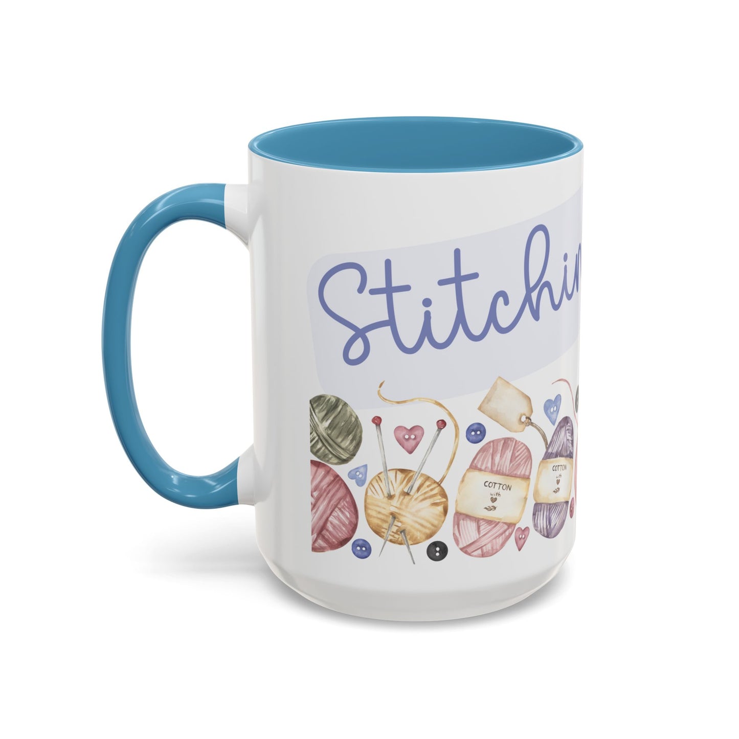 Stitching Mama Coffee Mug, Gift for Sewing Mom, Sewist Coffee Cup