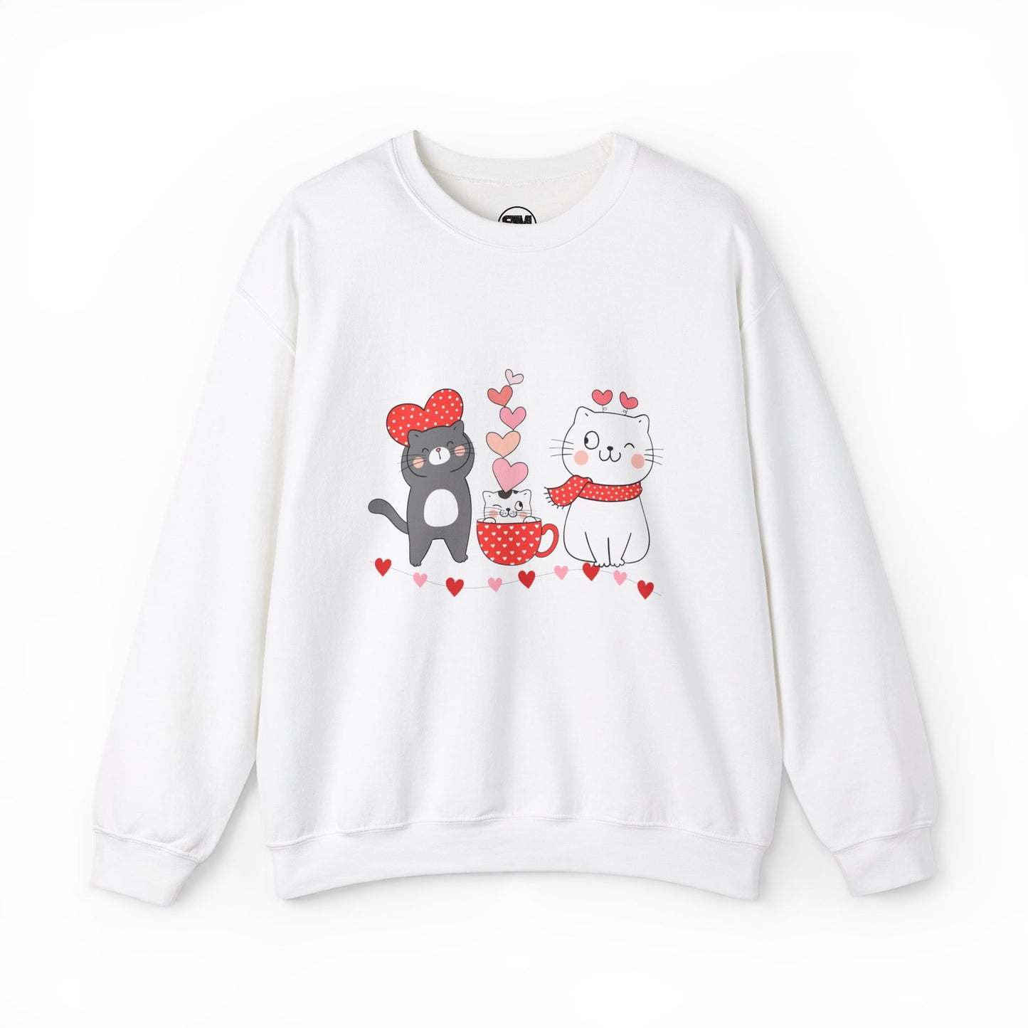 kittens valentine's sweatshirt gift for women