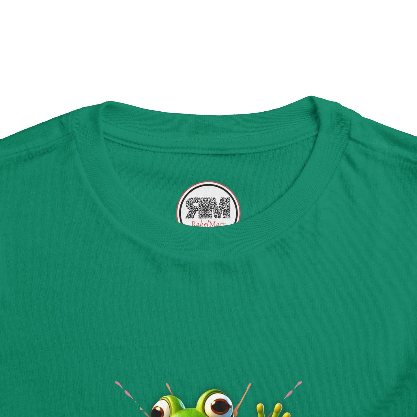 Skateboarding Frog Toddler T Shirt, Playful Frog Skate Tee for Kids