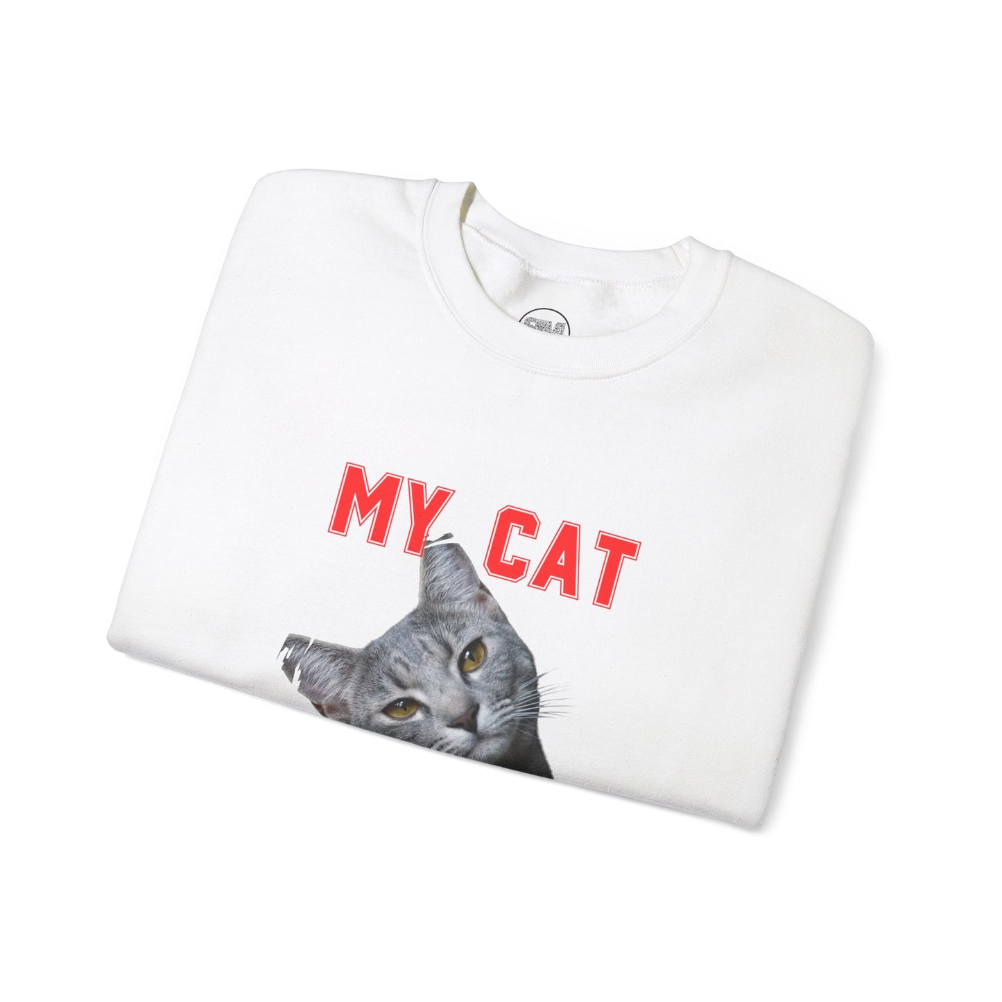 Custom My Cat or Dog Is My Valentine Sweatshirt, Personalized Pet Valentine Gift