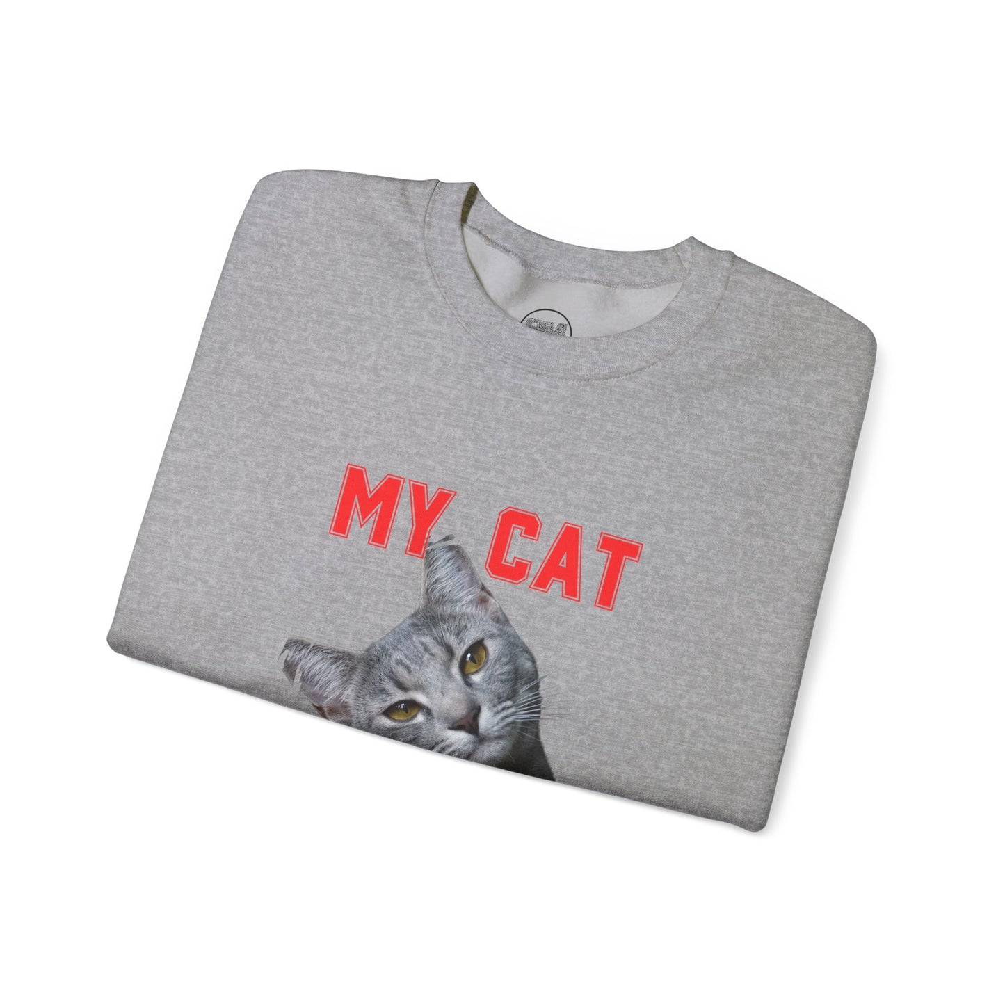 Custom My Cat or Dog Is My Valentine Sweatshirt, Personalized Pet Valentine Gift
