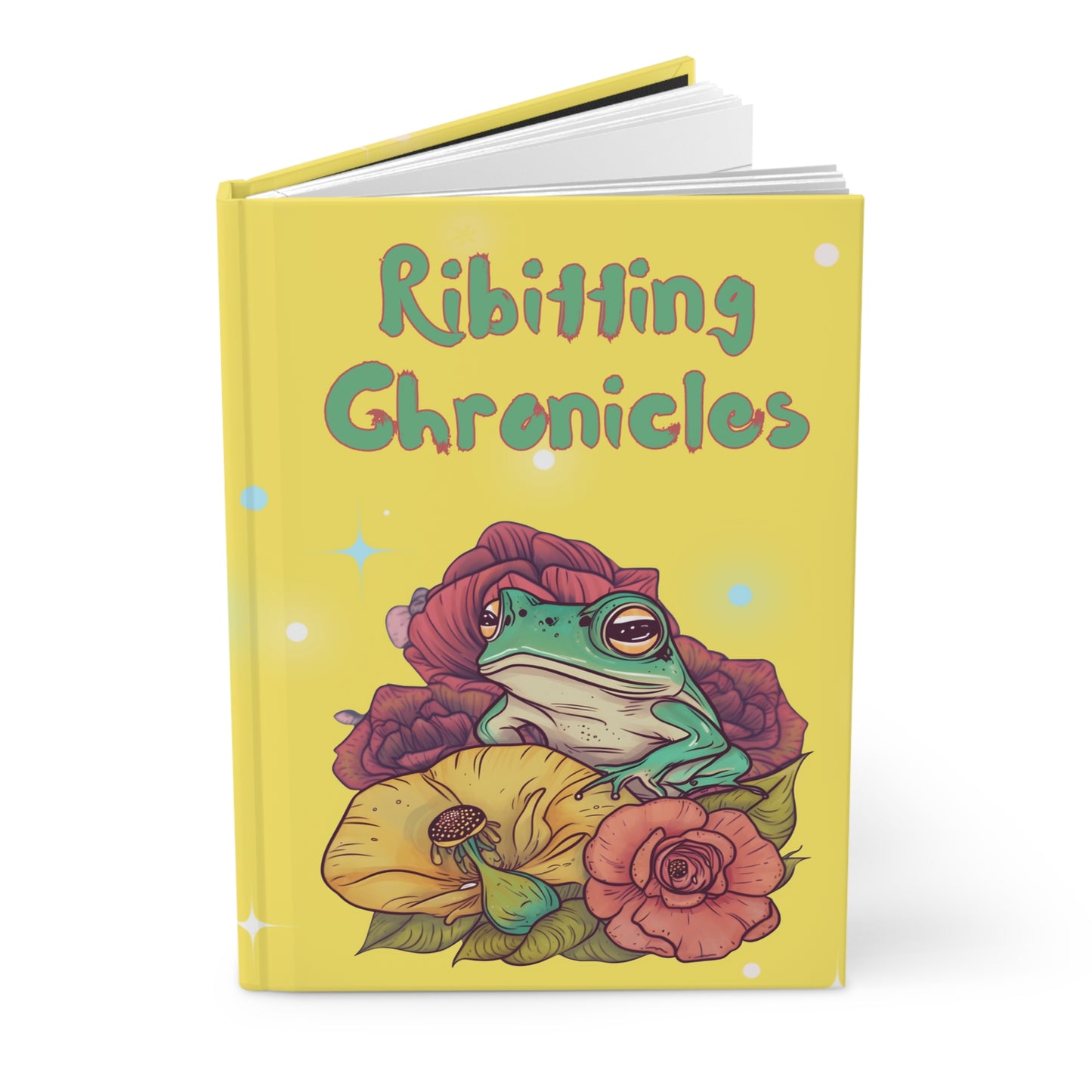 Frog Journal A5 Hardcover - Ribitting Chronicles Lined Notebook for Frog Lovers