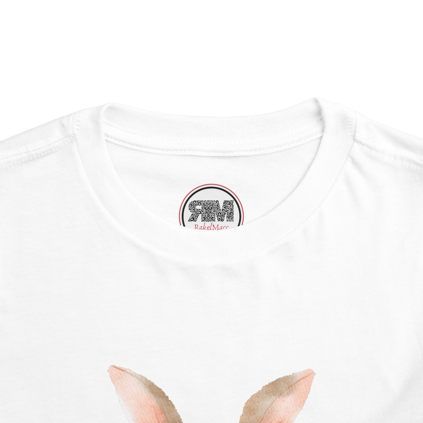 Peeking Bunny Toddler T Shirt, Cute Easter Rabbit Toddler Tee
