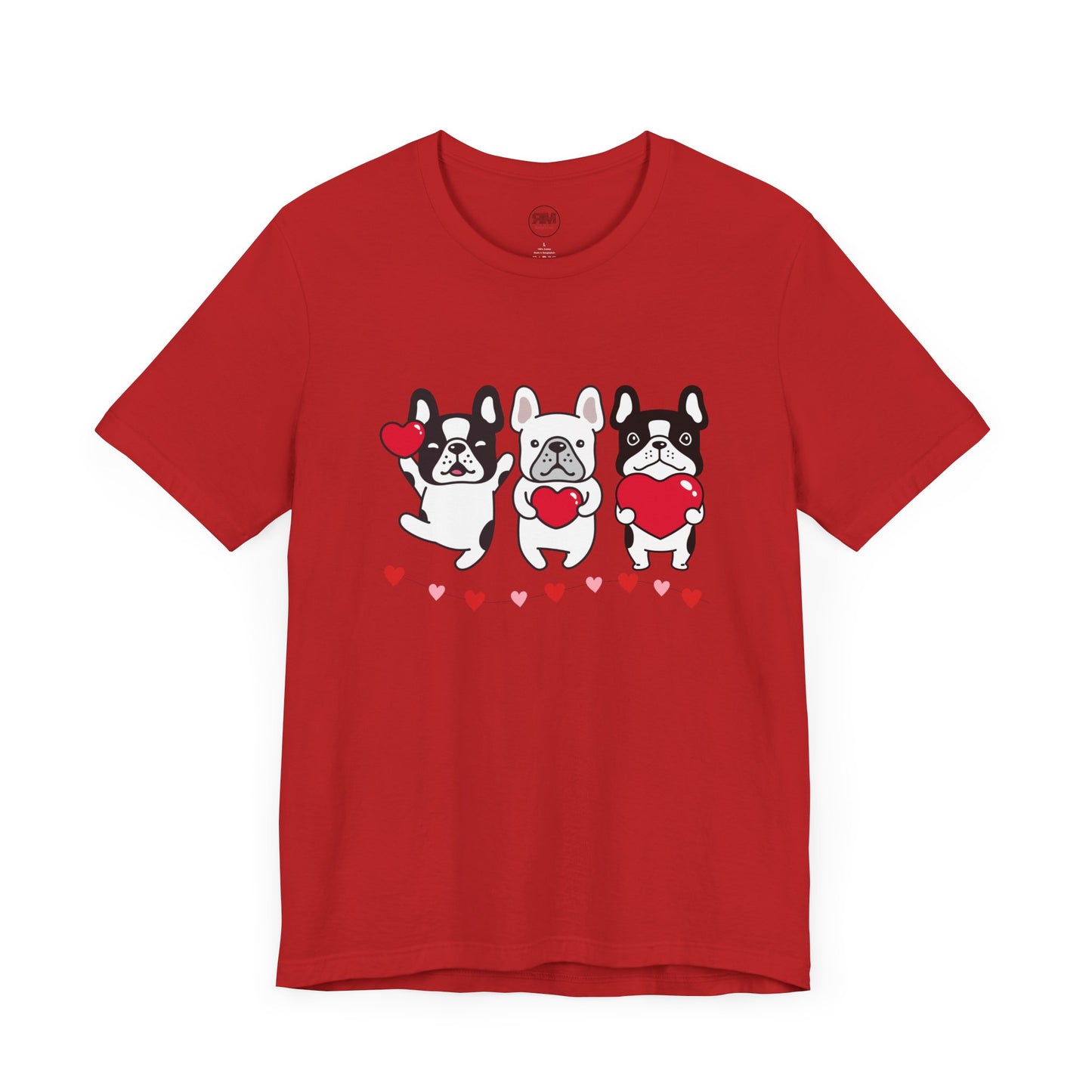 French Bulldogs Valentines Day T Shirt, Cute Frenchie Love Tee