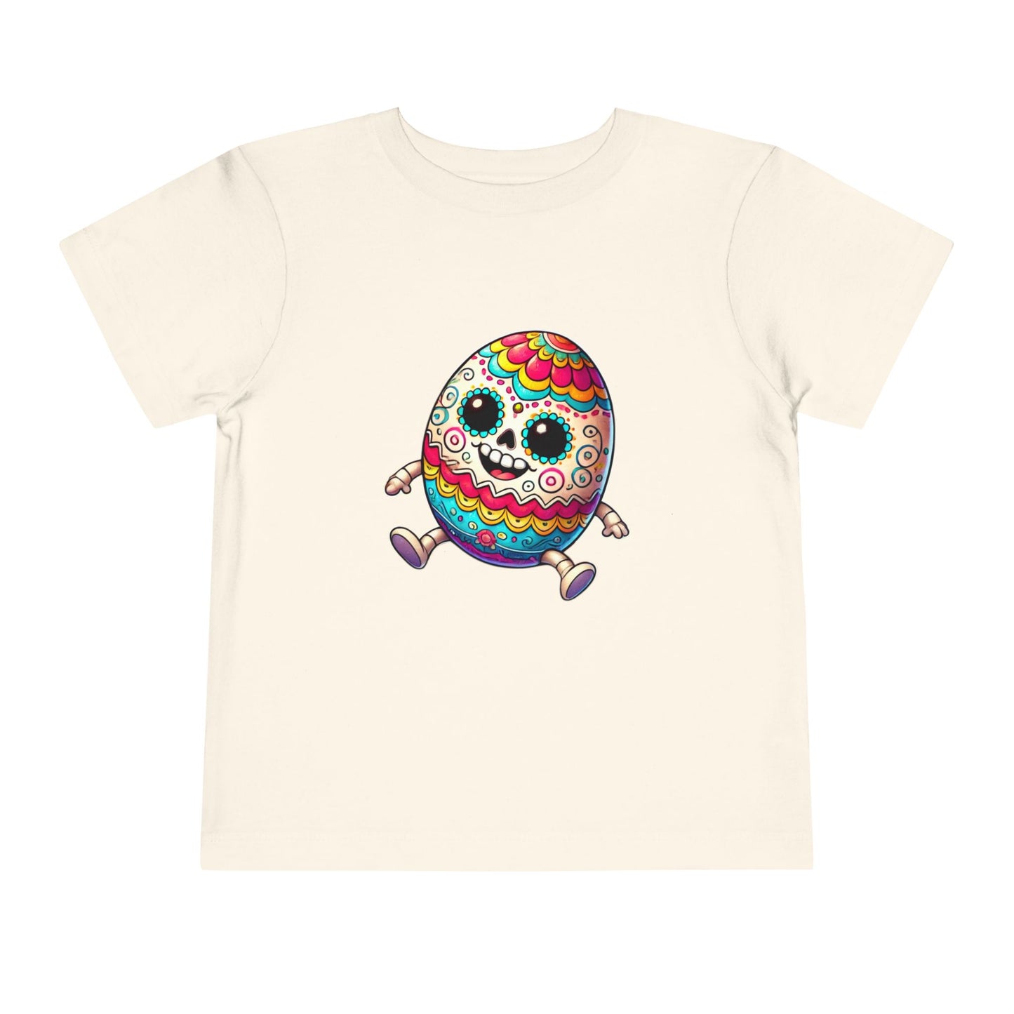 calavera sugar skull easter egg kids tshirt