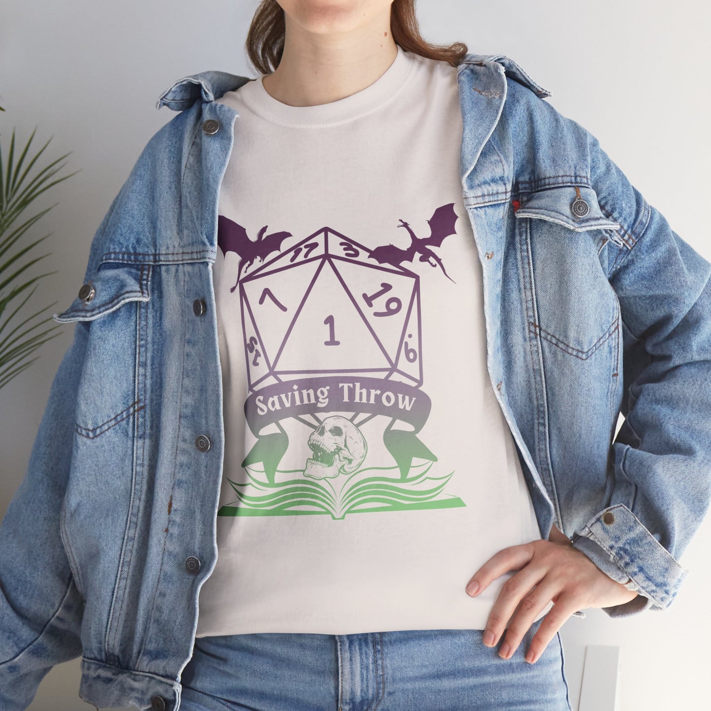 Dungeons and Dragons Saving Throw One DND Nerdy Unisex Thirt