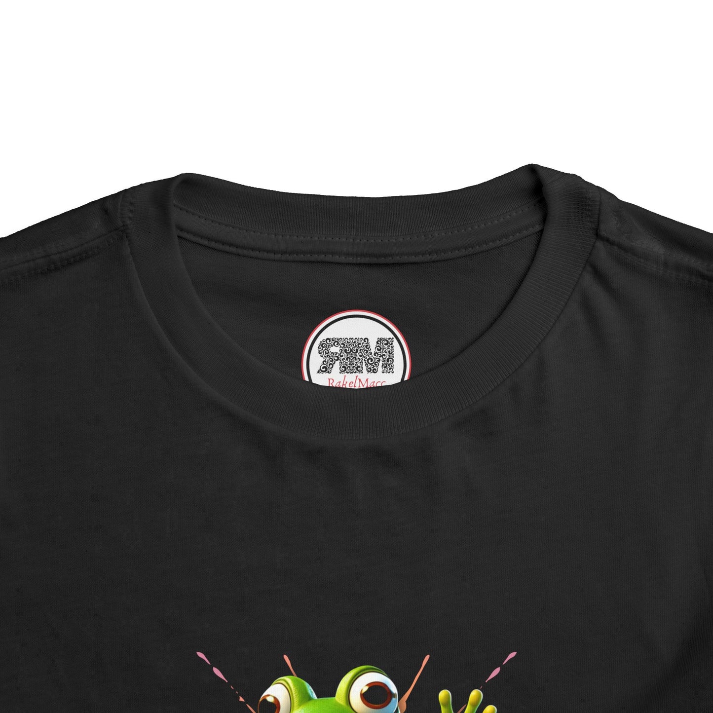 Skateboarding Frog Toddler T Shirt, Playful Frog Skate Tee for Kids
