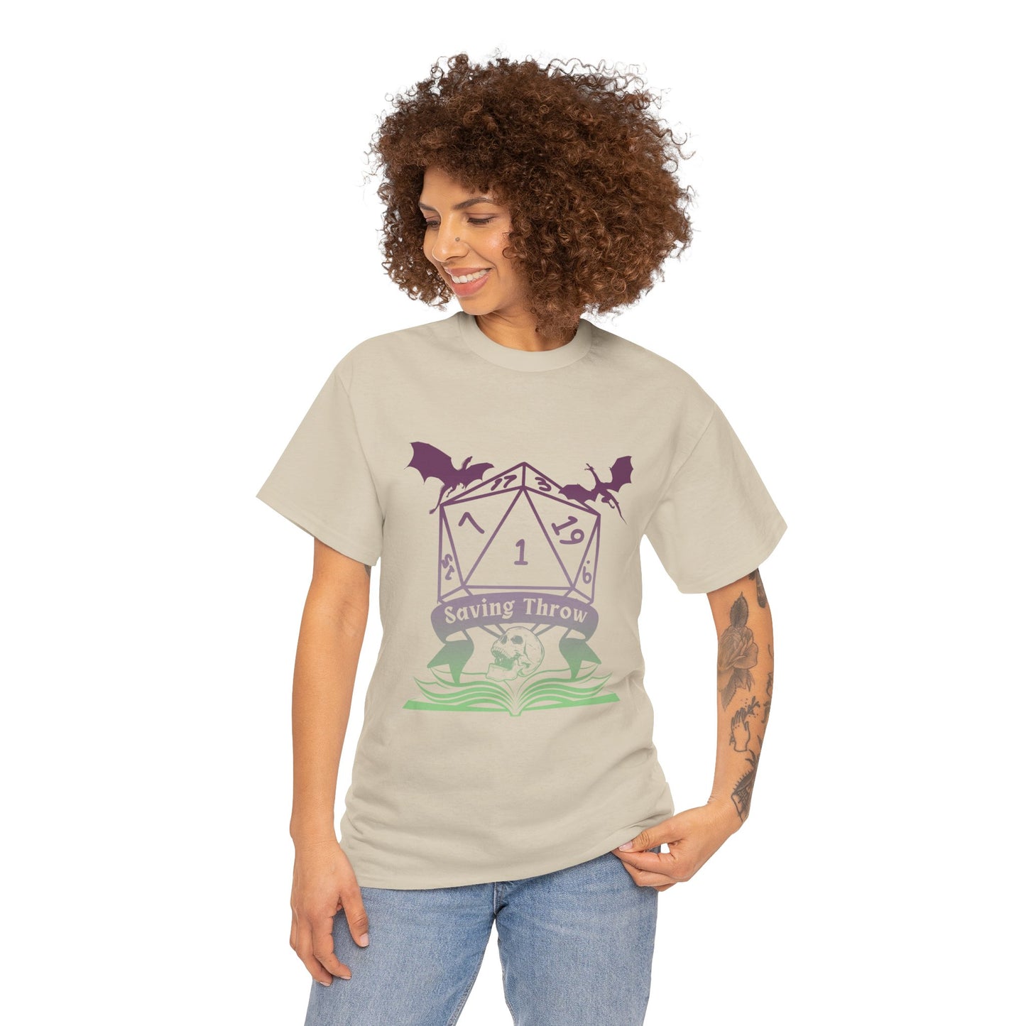 Dungeons and Dragons Saving Throw One DND Nerdy Unisex Thirt