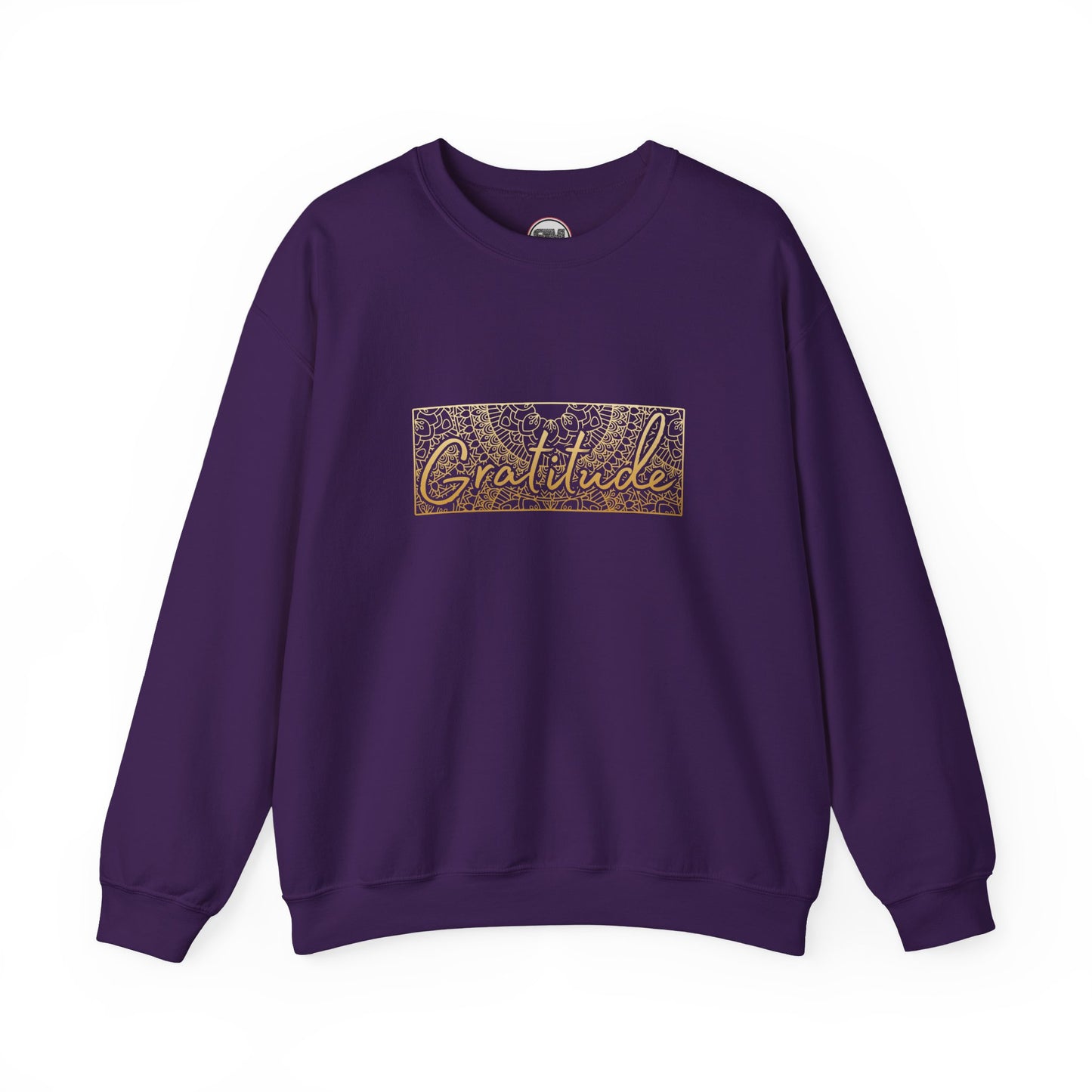 Gratitude Mandala Unisex Sweatshirt, Mindful Graphic Pullover