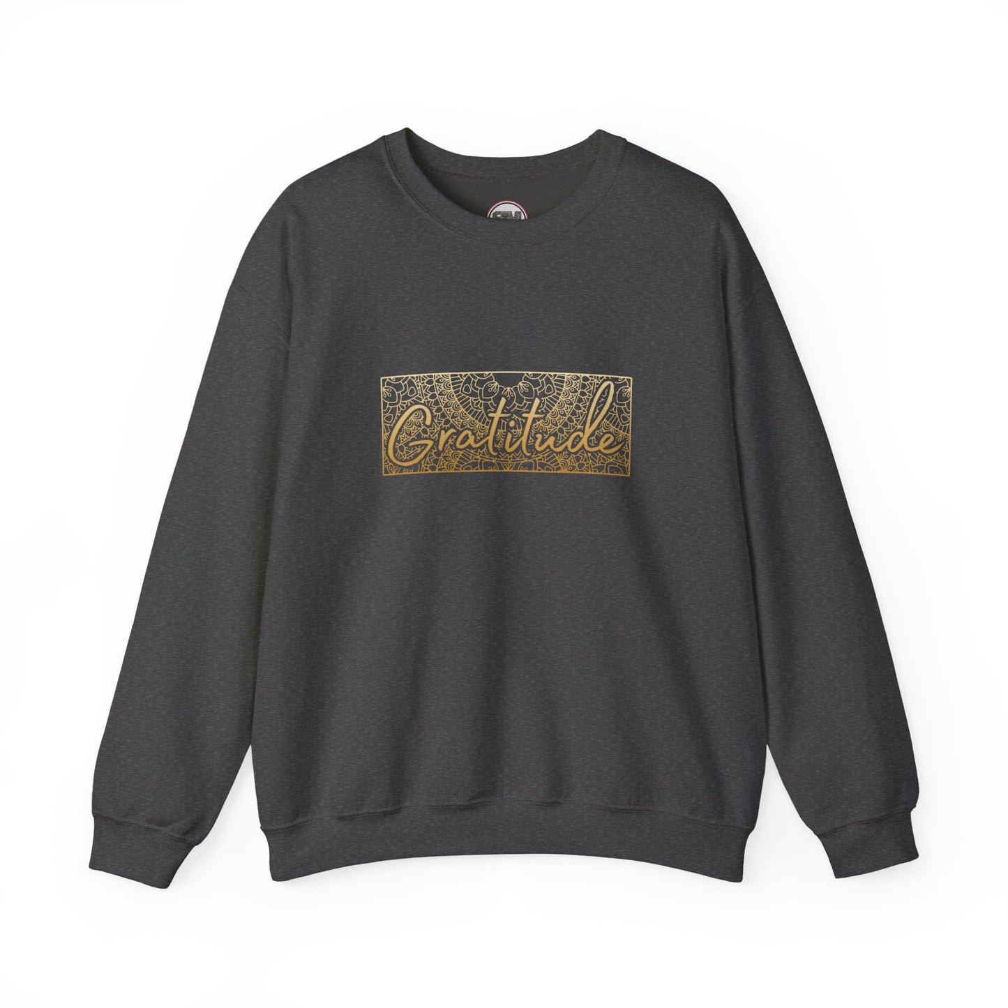 Gratitude Mandala Unisex Sweatshirt, Mindful Graphic Pullover