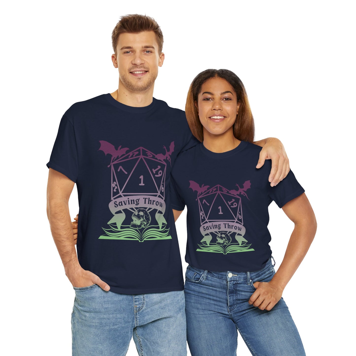 Dungeons and Dragons Saving Throw One DND Nerdy Unisex Thirt