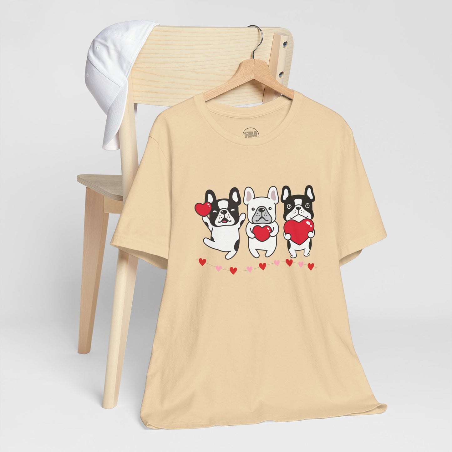 French Bulldogs Valentines Day T Shirt, Cute Frenchie Love Tee