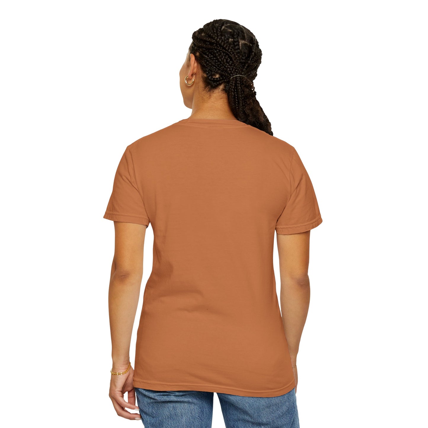 Back of Comfort Colors unisex Halloween t-shirt – blank with relaxed fit