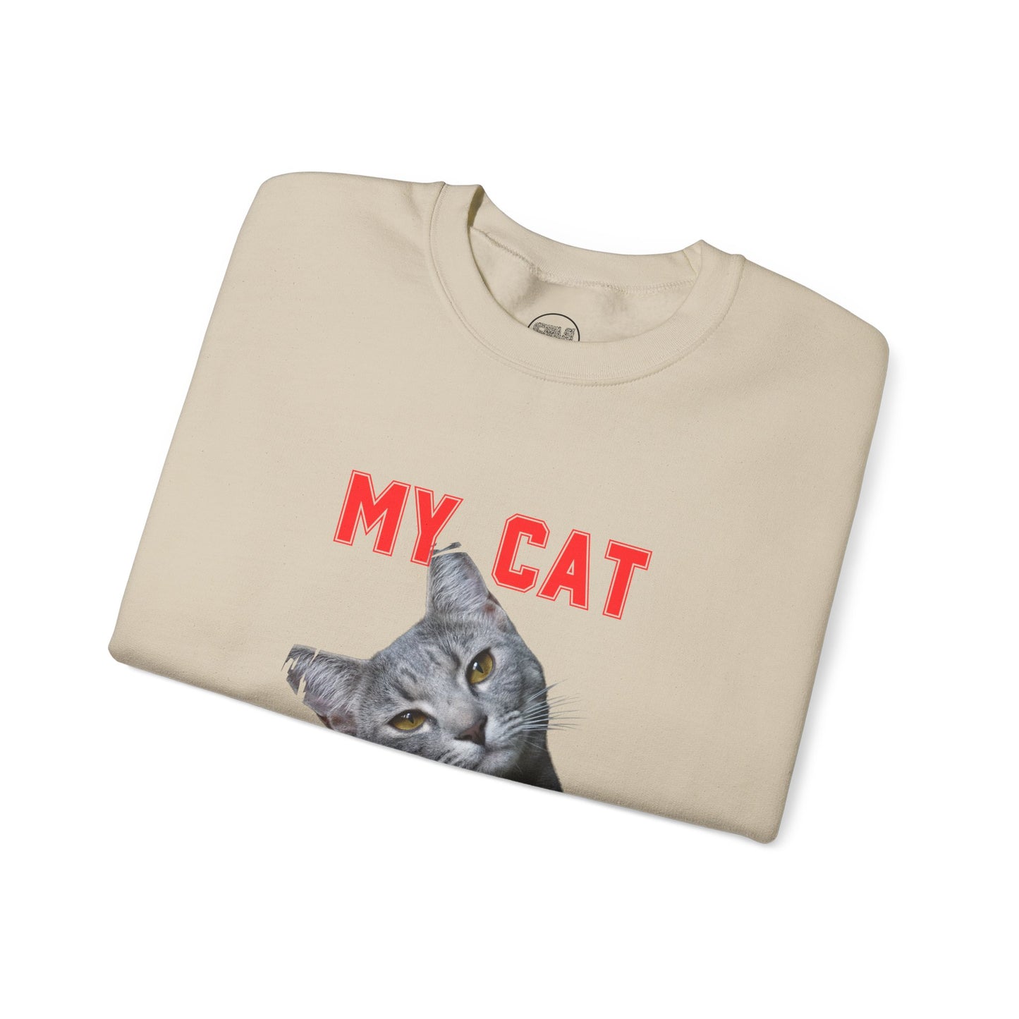 Custom My Cat or Dog Is My Valentine Sweatshirt, Personalized Pet Valentine Gift