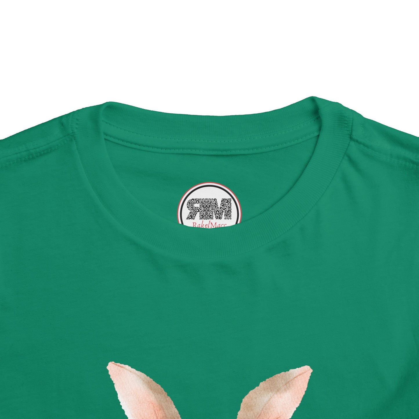 Peeking Bunny Toddler T Shirt, Cute Easter Rabbit Toddler Tee