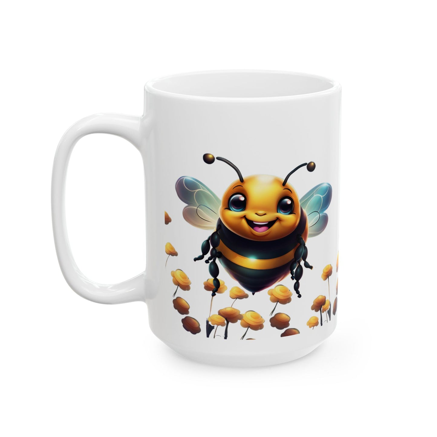 Bee Yourself Ceramic Mug – Inspirational Coffee Cup for Bee Lovers