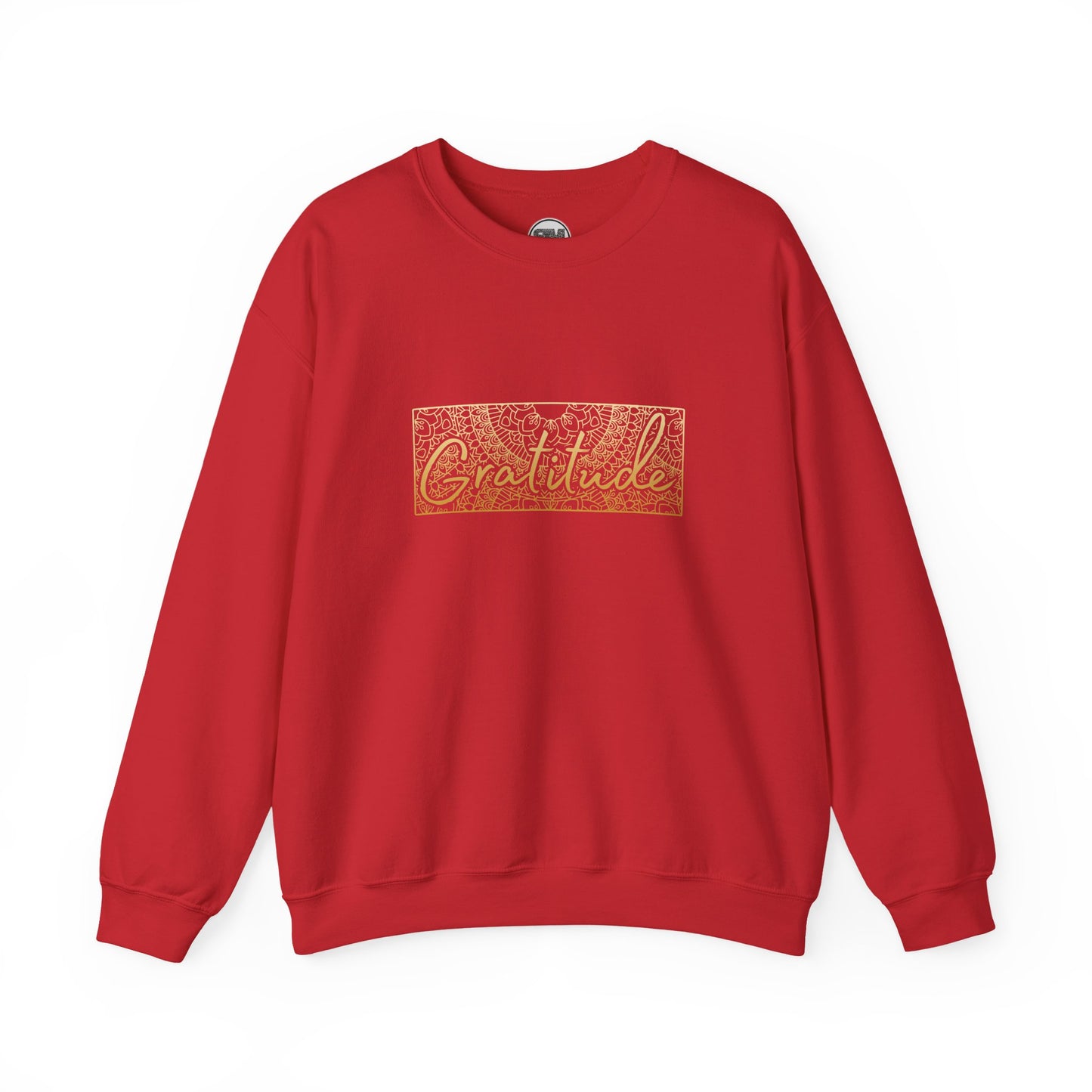 Gratitude Mandala Unisex Sweatshirt, Mindful Graphic Pullover