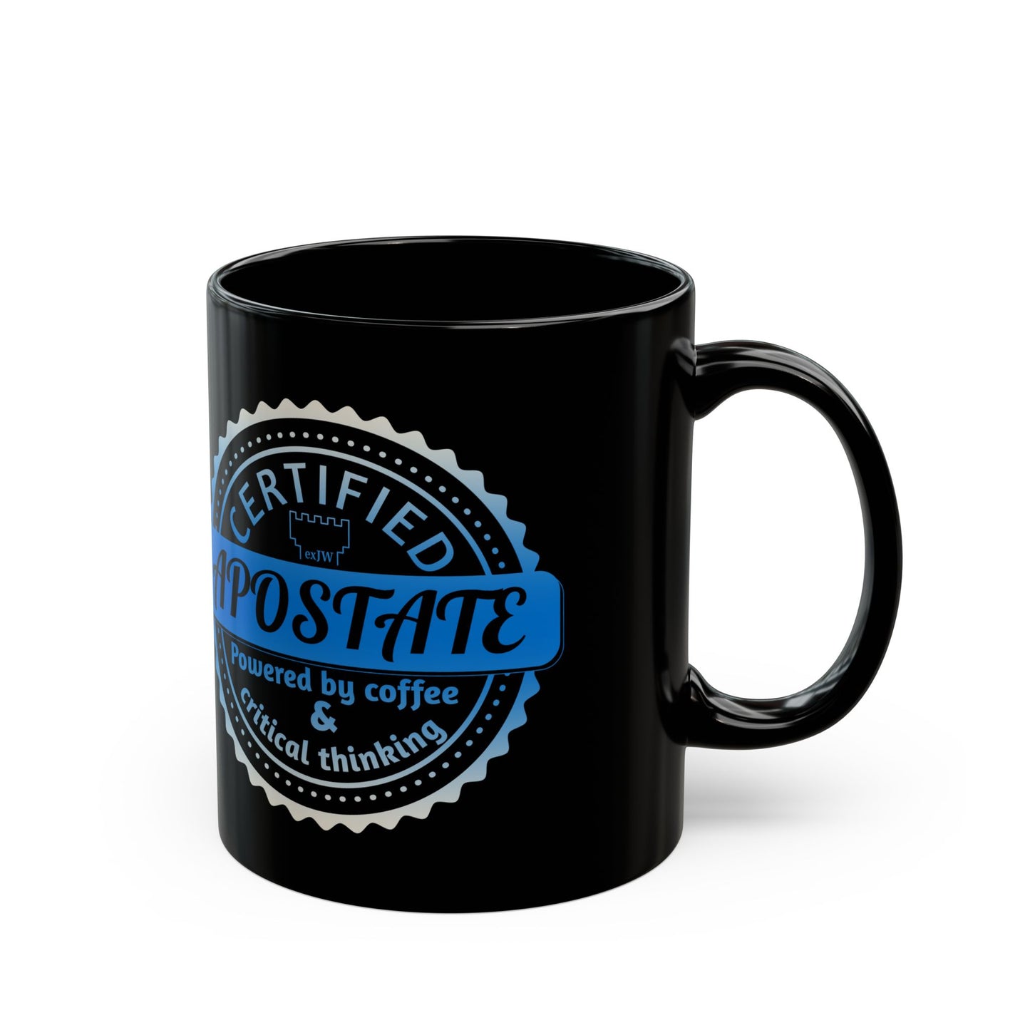 Certified Apostate Mug, Ex JW Coffee Cup, Cult Survivor Gift