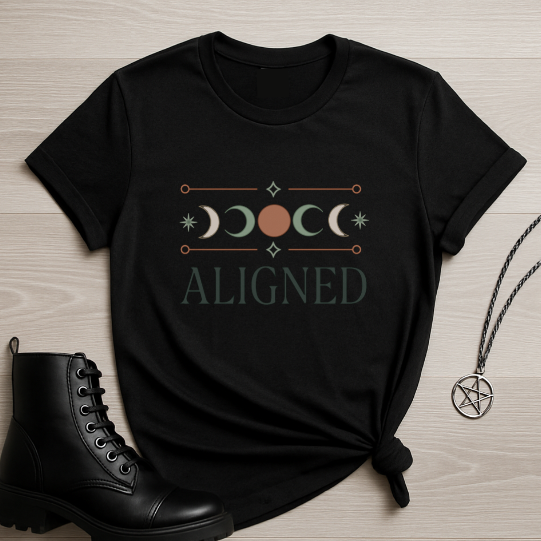 Aligned Moon Phase Unisex Tee