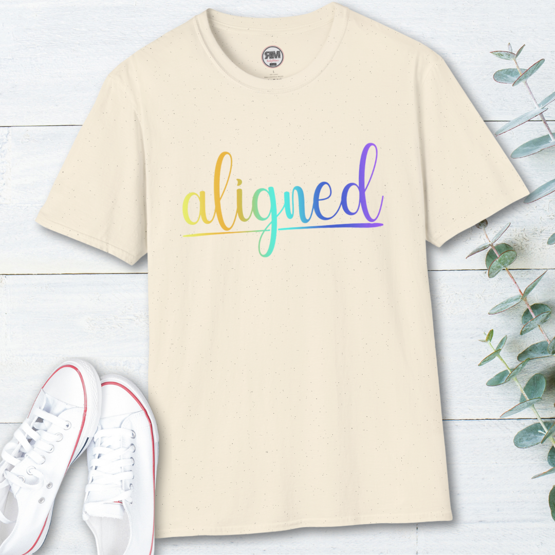 Aligned Ombre Unisex Tee