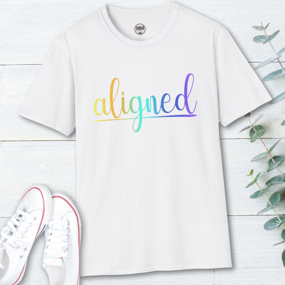 Aligned Ombre Unisex Tee