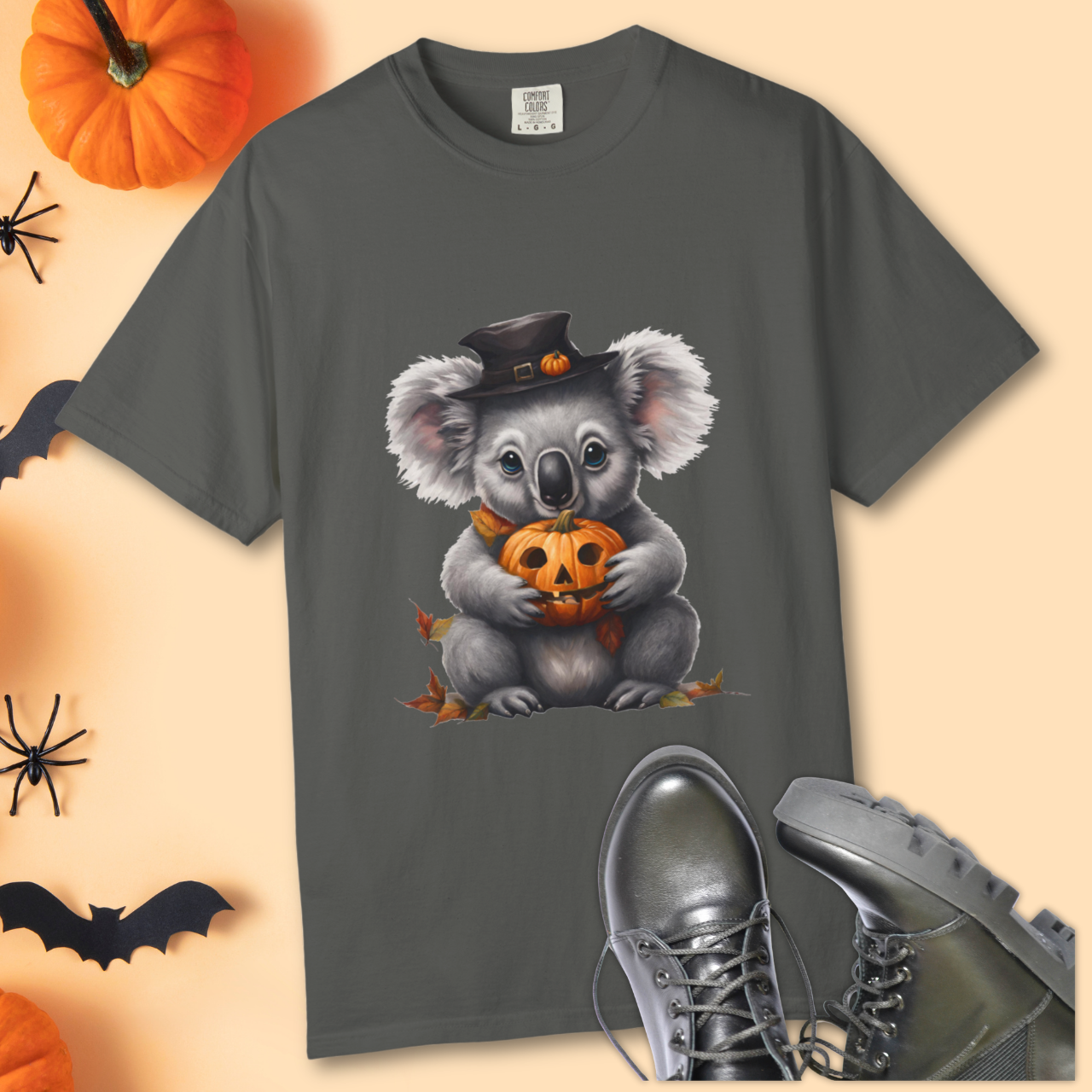 Halloween Koala Spooky Cute Animal Tee – Adorable Gothic Halloween Shirt