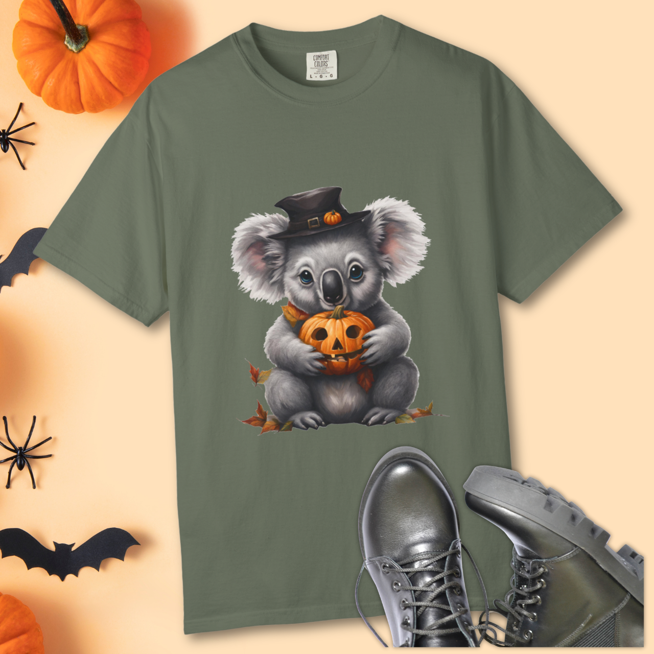Halloween Koala Spooky Cute Animal Tee – Adorable Gothic Halloween Shirt