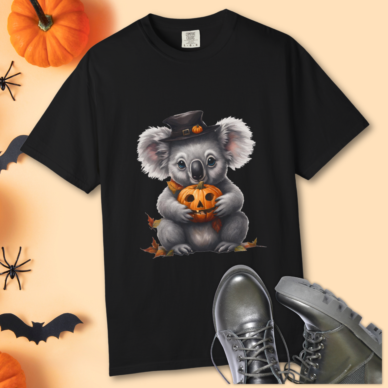 Halloween Koala Spooky Cute Animal Tee – Adorable Gothic Halloween Shirt