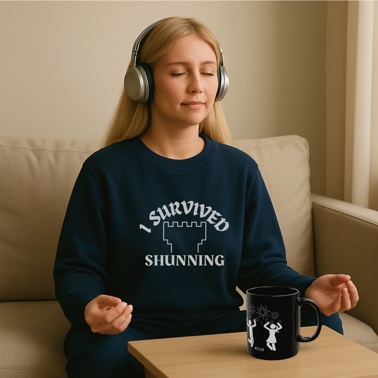 I Survived Shunning Sweatshirt, Ex JW Cult Survivor Pullover