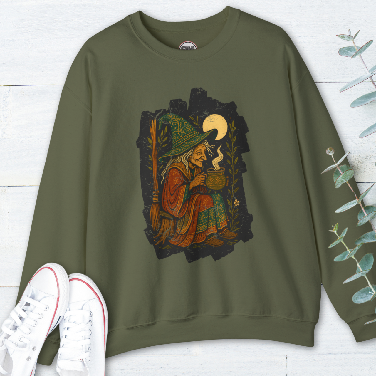 Witch’s Brew Unisex Sweatshirt – Mystic Cottagecore Potion Lover Pullover