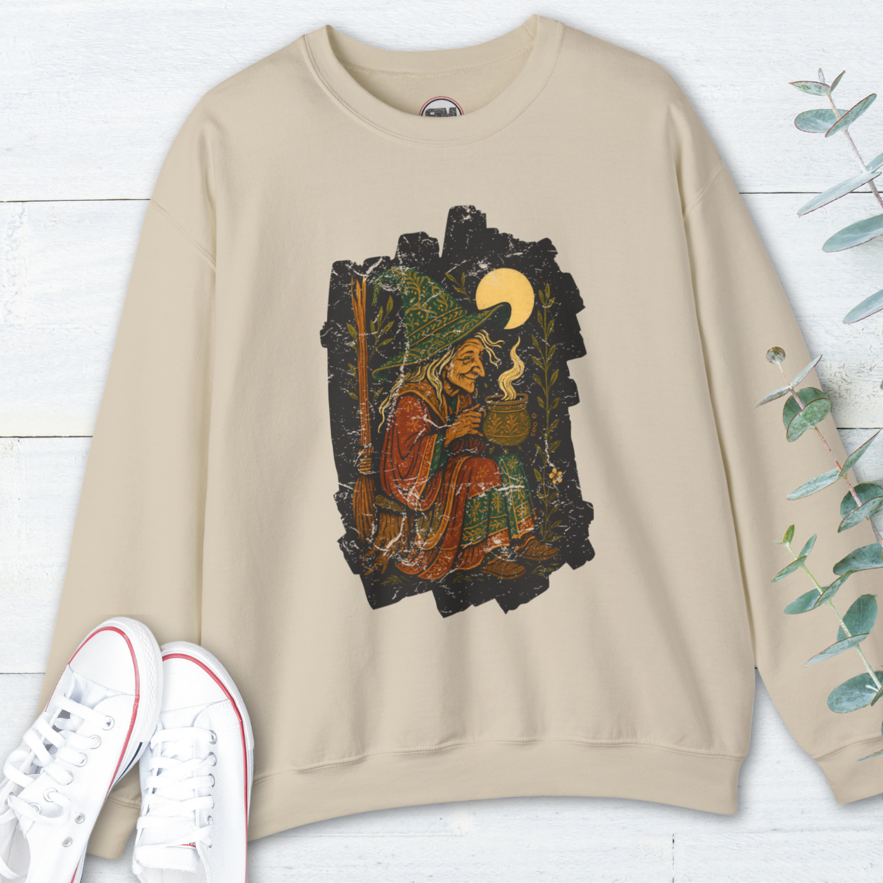 Witch’s Brew Unisex Sweatshirt – Mystic Cottagecore Potion Lover Pullover