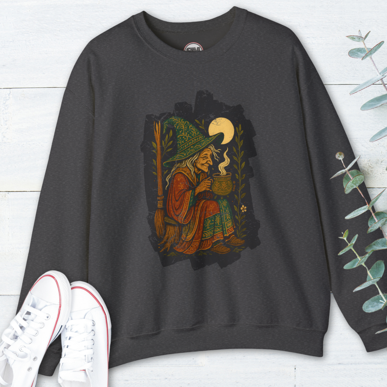 Witch’s Brew Unisex Sweatshirt – Mystic Cottagecore Potion Lover Pullover