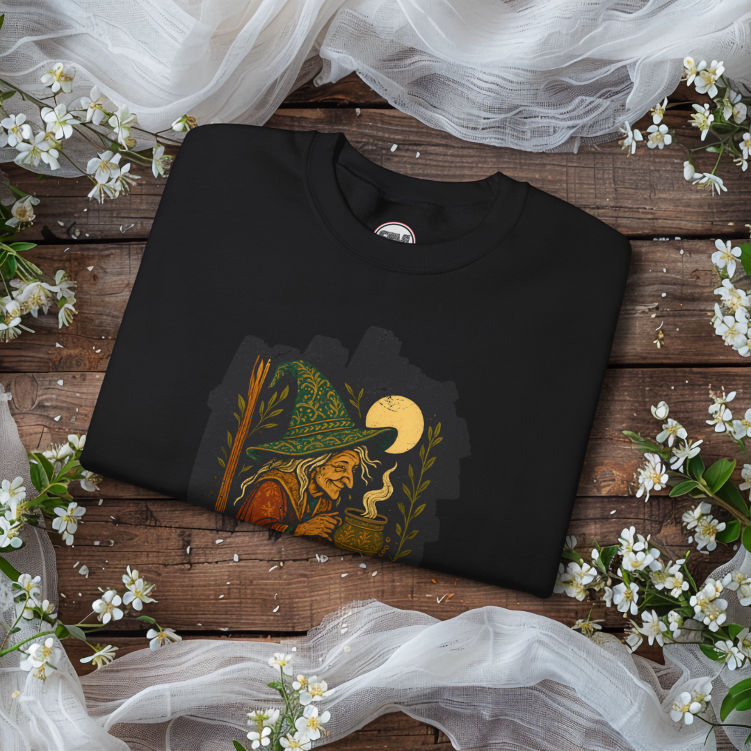 Witch’s Brew Unisex Sweatshirt – Mystic Cottagecore Potion Lover Pullover