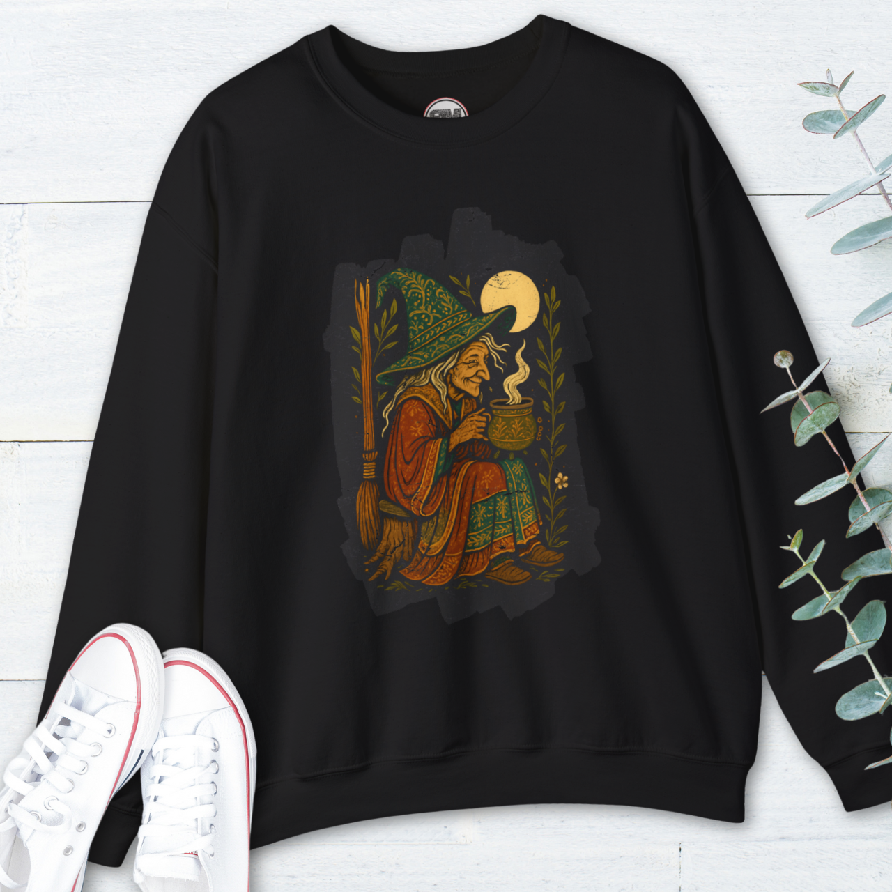 Witch’s Brew Unisex Sweatshirt – Mystic Cottagecore Potion Lover Pullover