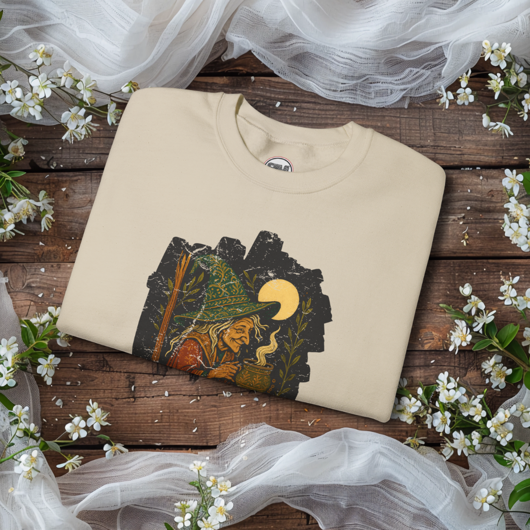 Witch’s Brew Unisex Sweatshirt – Mystic Cottagecore Potion Lover Pullover