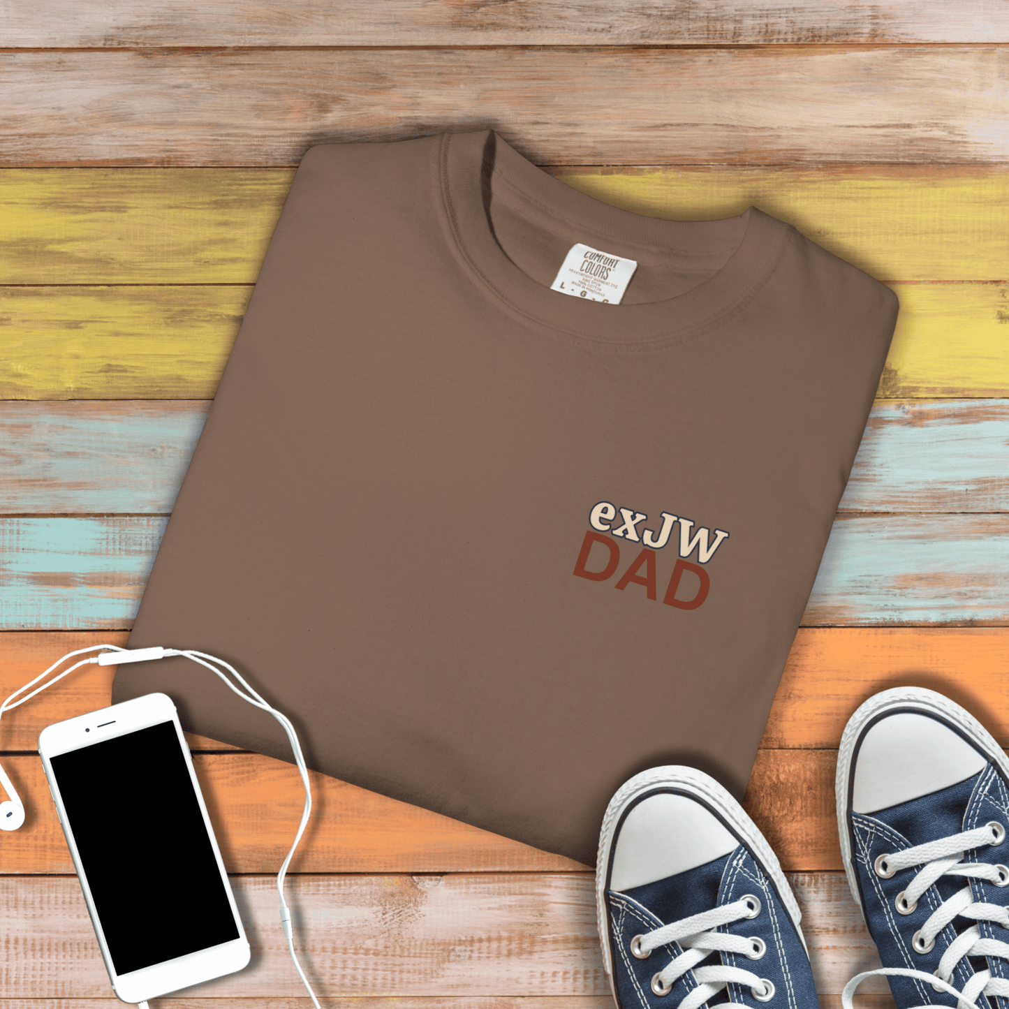 Ex-JW Humor Father’s Day Tee – First Father’s Day as a "Worldly" Dad T-Shirt