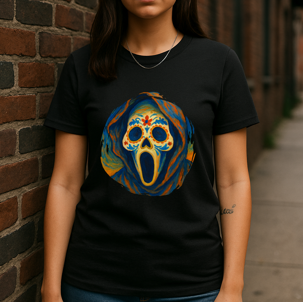 Sugar Skull T-Shirt – Spooky Day of the Dead Horrorcore Tee
