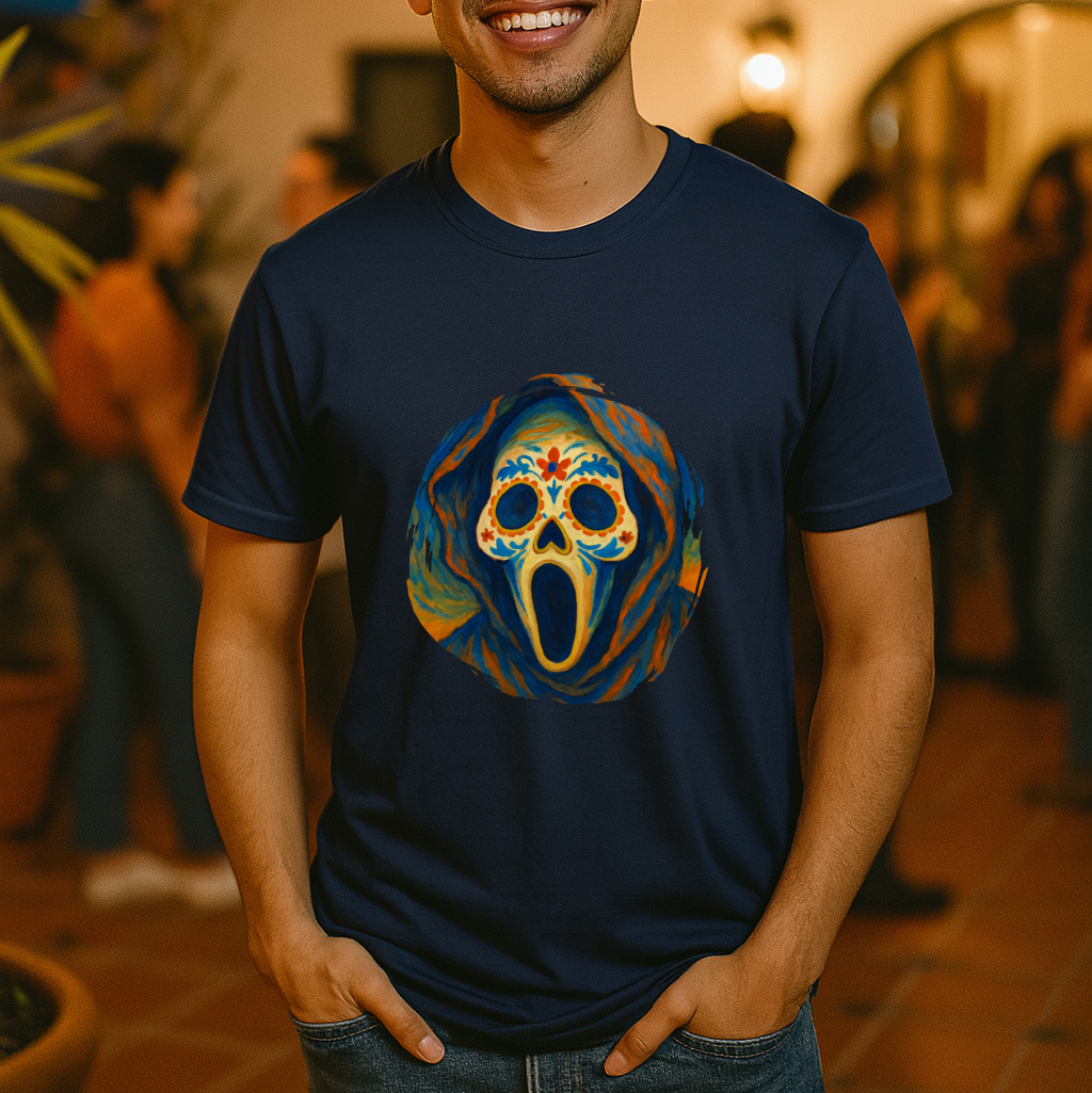 Sugar Skull T-Shirt – Spooky Day of the Dead Horrorcore Tee