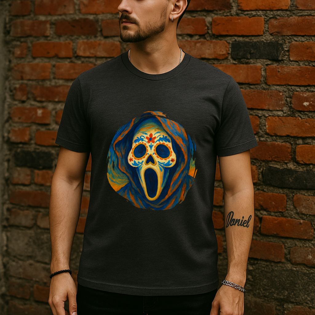Sugar Skull T-Shirt – Spooky Day of the Dead Horrorcore Tee