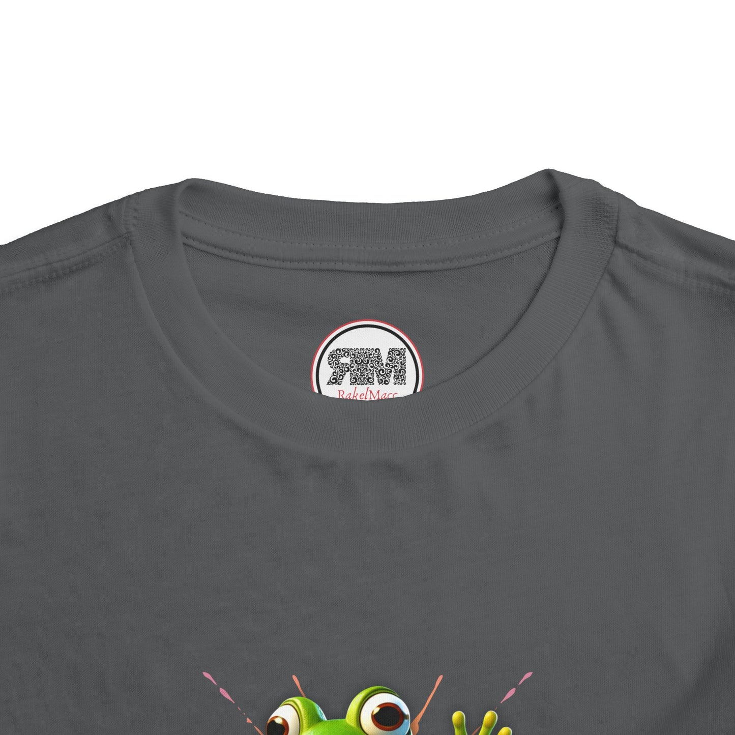 Skateboarding Frog Toddler T Shirt, Playful Frog Skate Tee for Kids