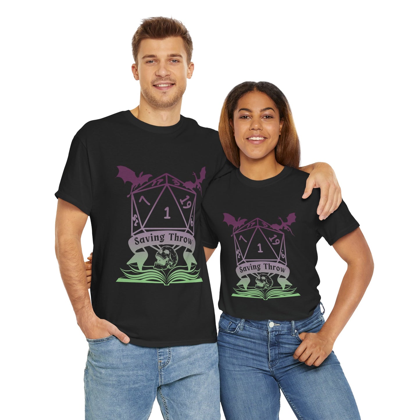 Dungeons and Dragons Saving Throw One DND Nerdy Unisex Thirt
