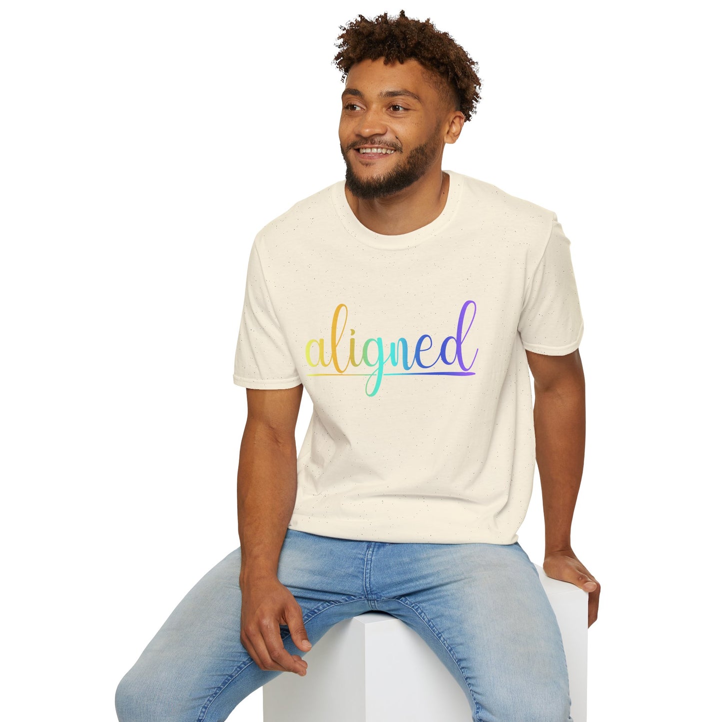 Aligned Ombre Unisex Tee
