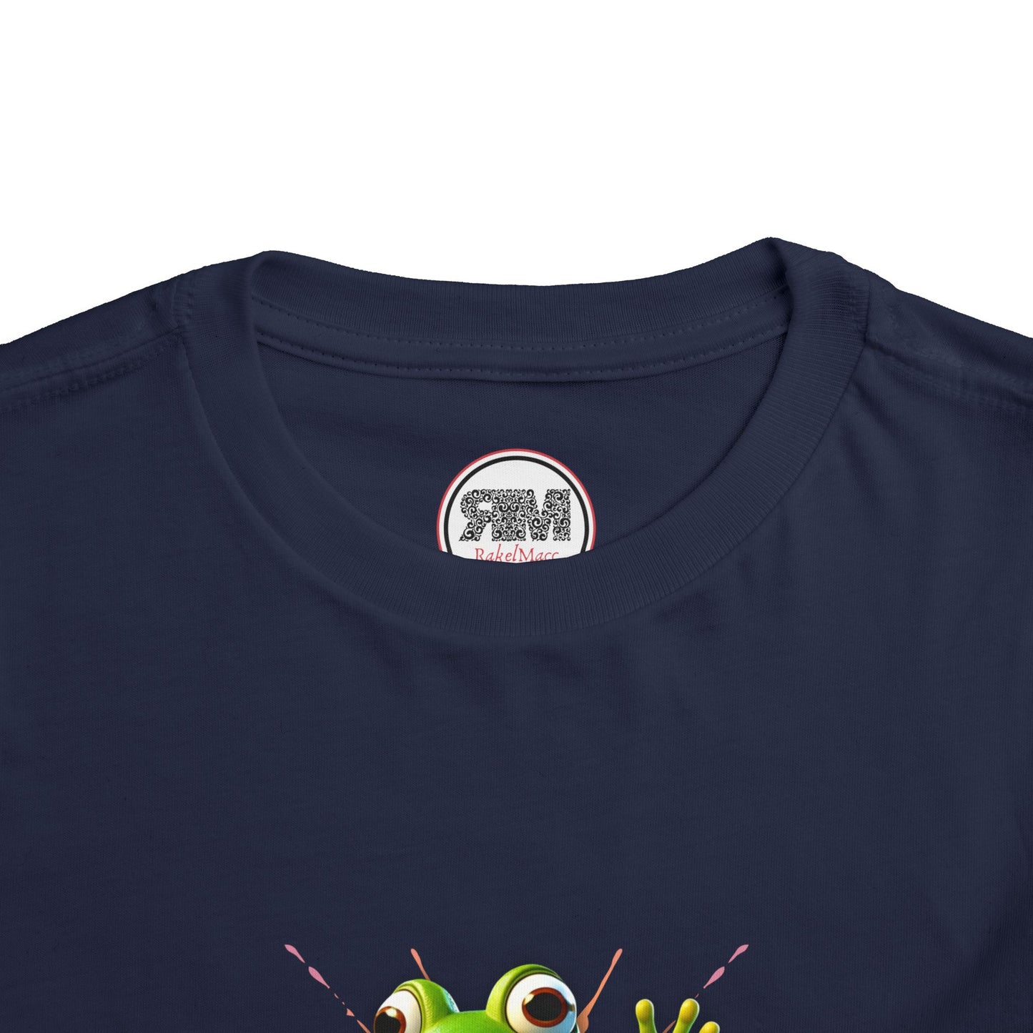 Skateboarding Frog Toddler T Shirt, Playful Frog Skate Tee for Kids