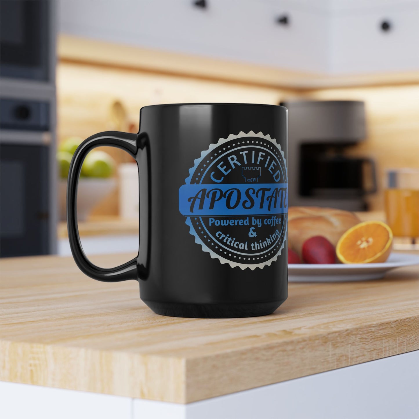 Certified Apostate Mug, Ex JW Coffee Cup, Cult Survivor Gift