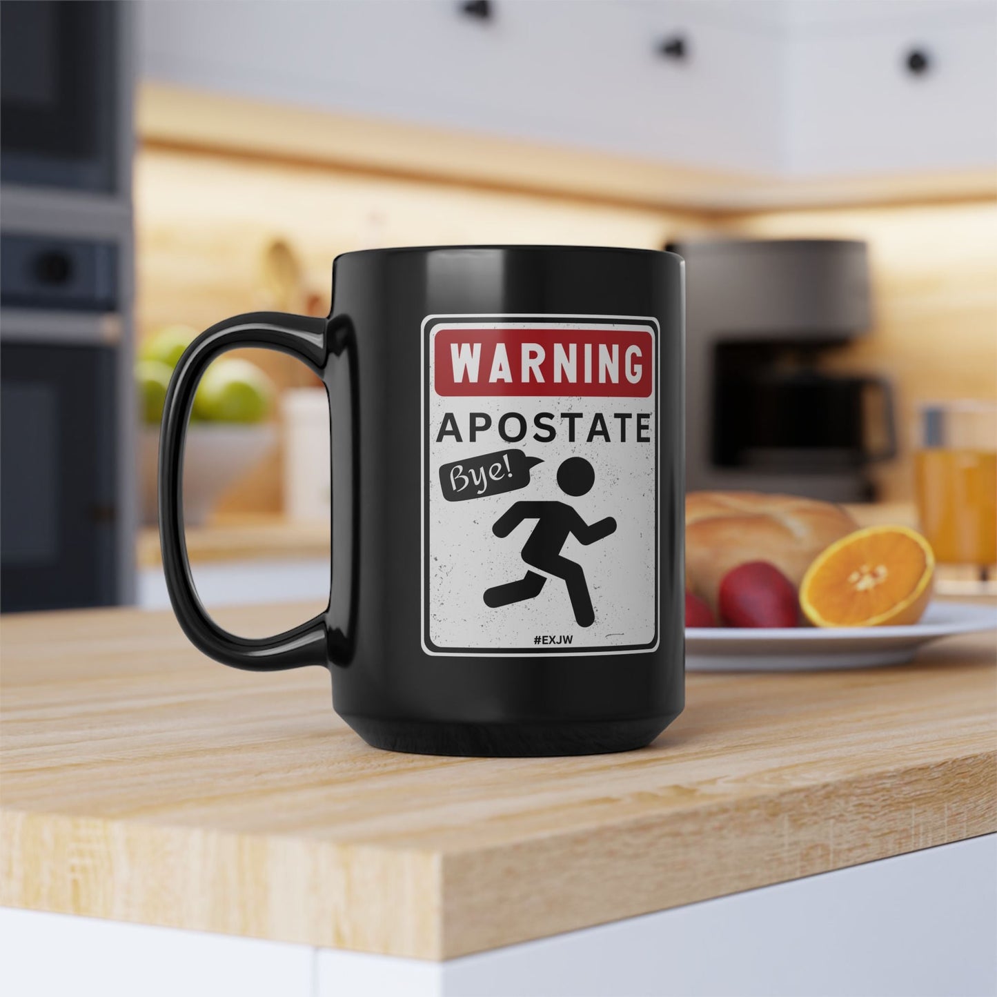 Ex JW Apostate Mug, Ex Jehovah’s Witness Cult Survivor Coffee Cup Printify