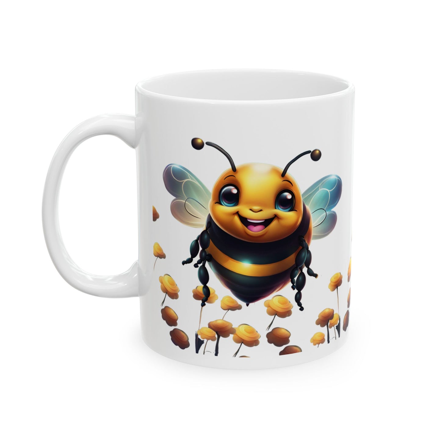 Bee Yourself Ceramic Mug – Inspirational Coffee Cup for Bee Lovers