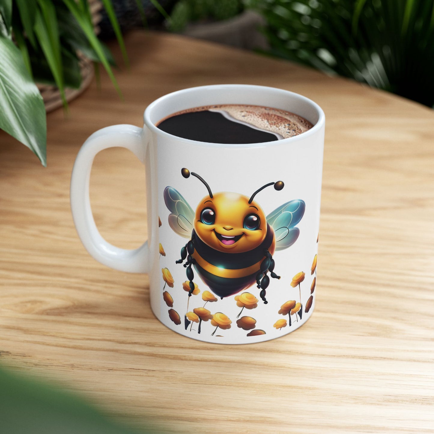 Bee Yourself Ceramic Mug – Inspirational Coffee Cup for Bee Lovers